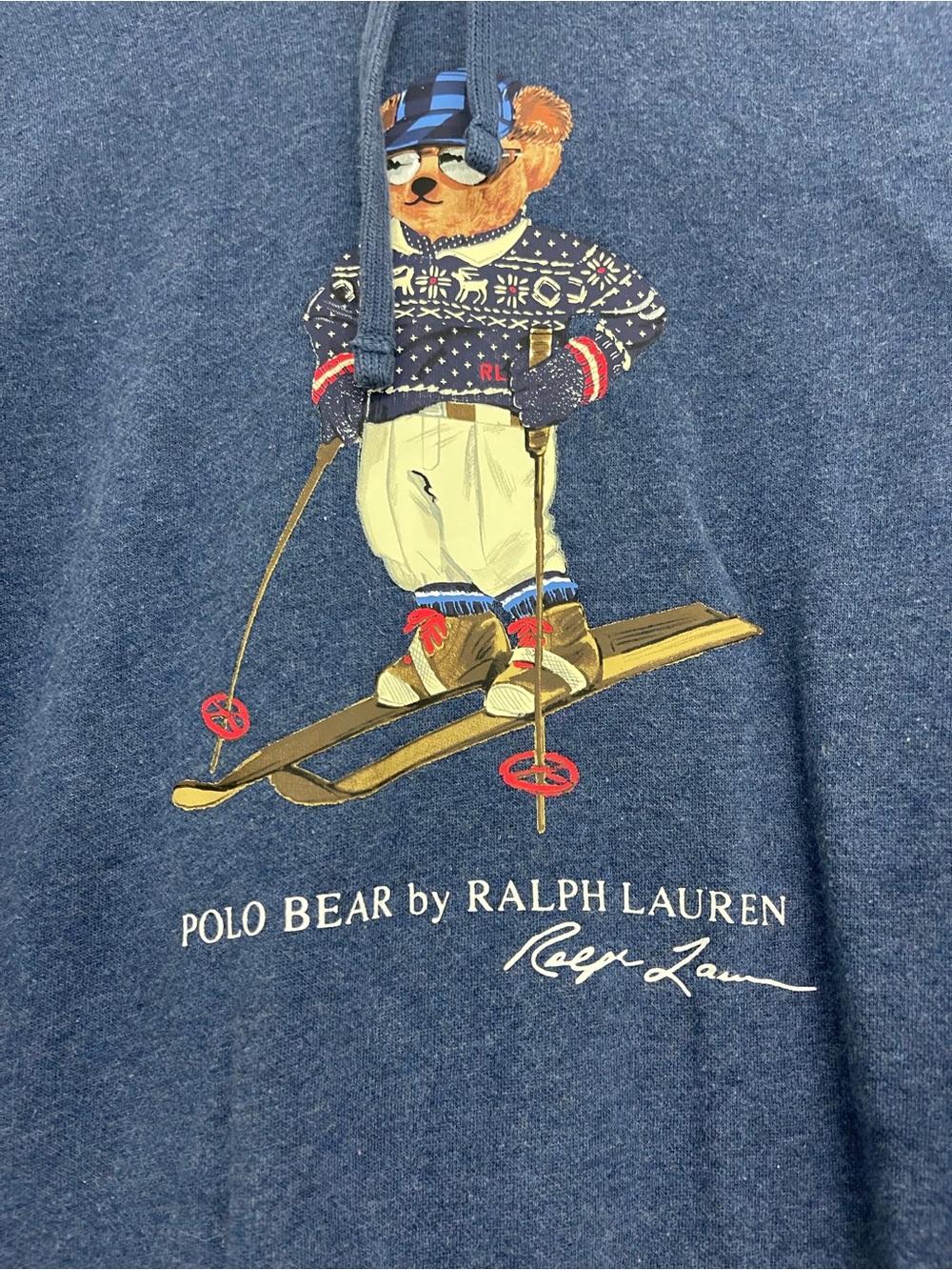 Women’s Ralph Lauren Polo Bear Navy Graphic Hoodie